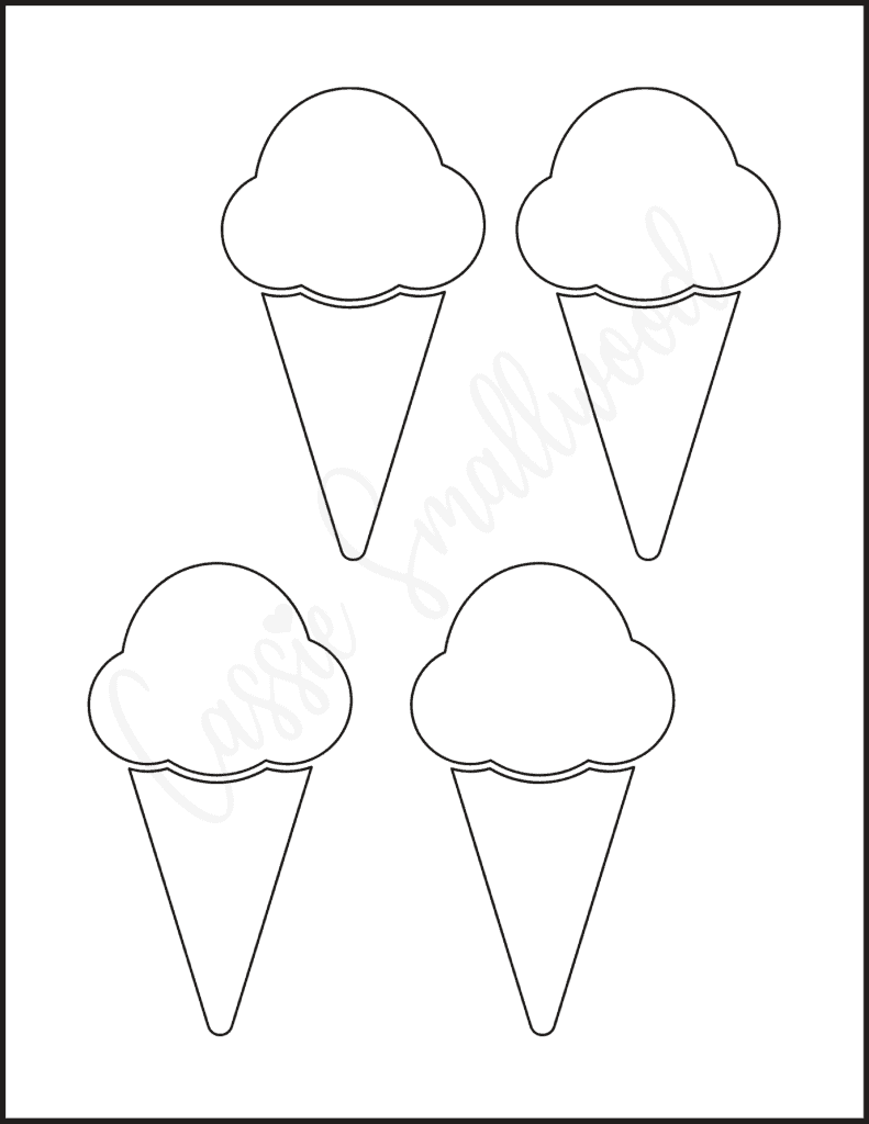 printable ice cream scoop template