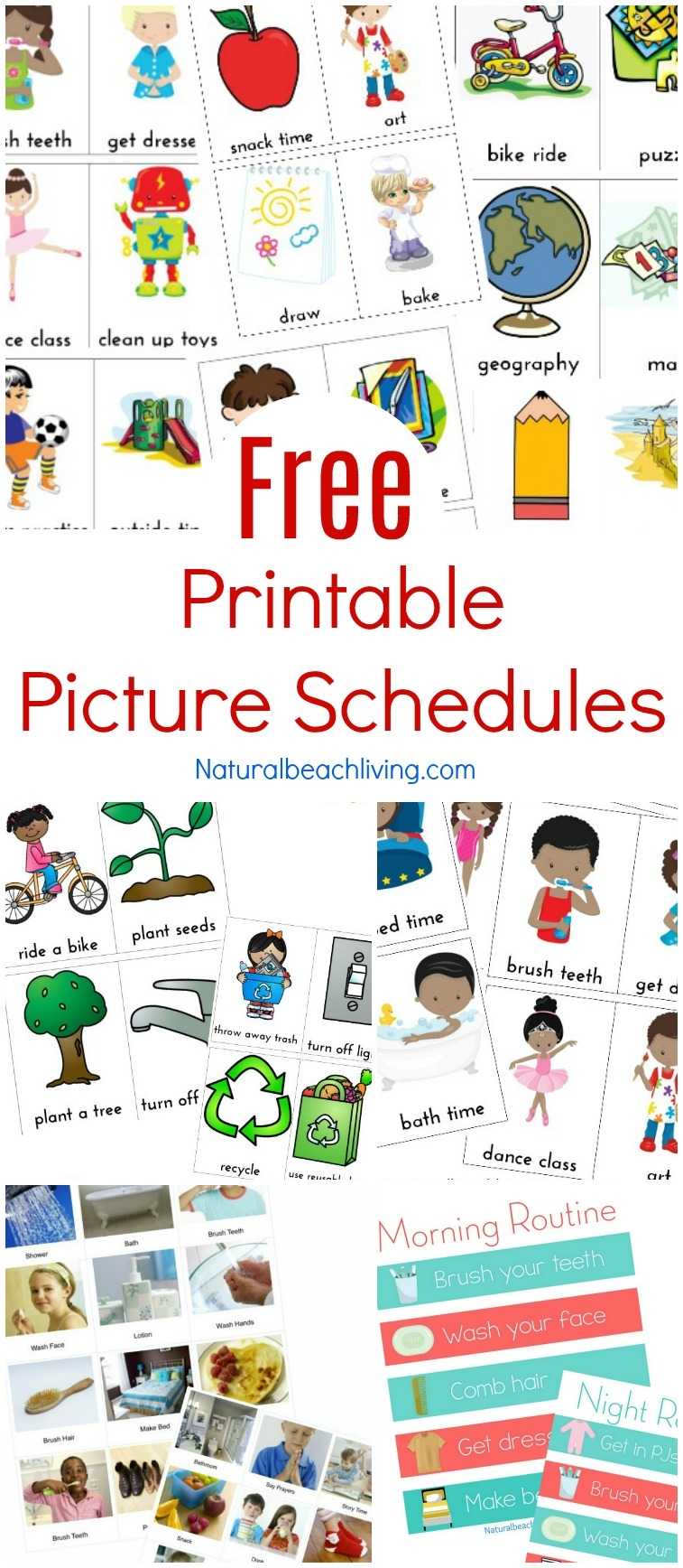 autism visual schedule printables free pdf