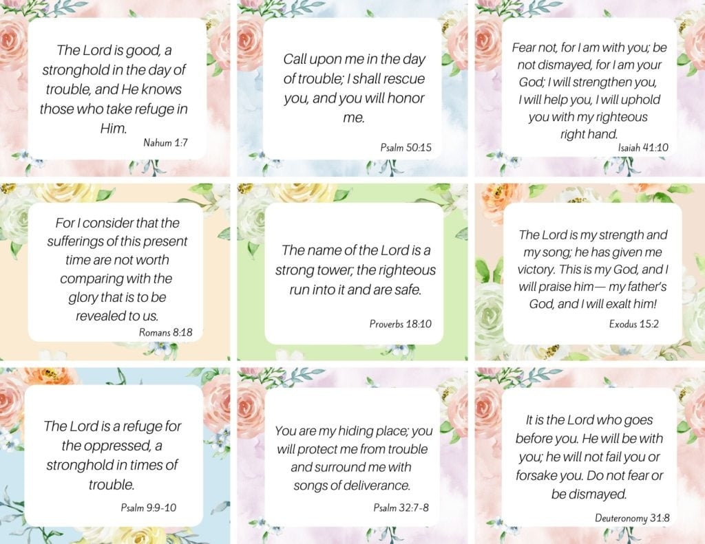 100 Amazing and FREE Printable Scripture Cards 