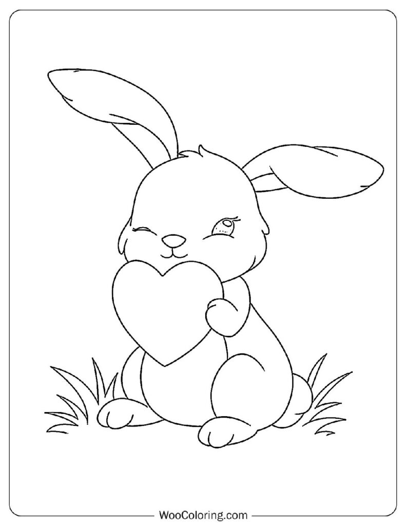 free bunny coloring pages