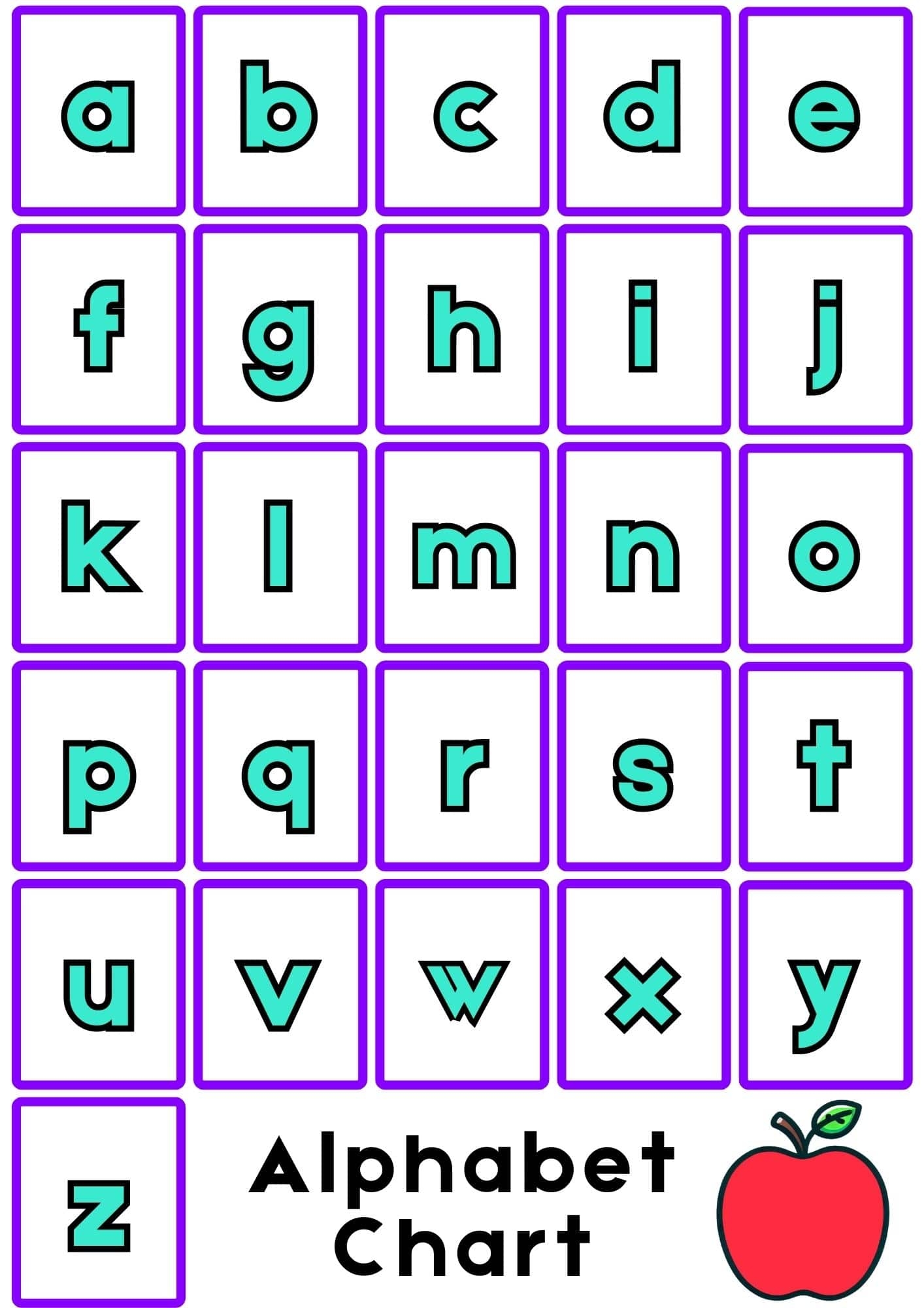 abc chart printable pdf