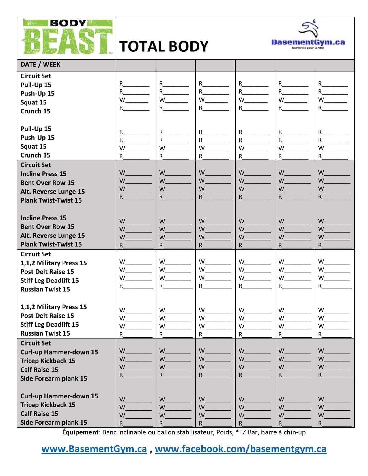 13 Best Body Beast Workout Ideas Body Beast Workout Sheets Body Beast Meal Plan Workout Sheets