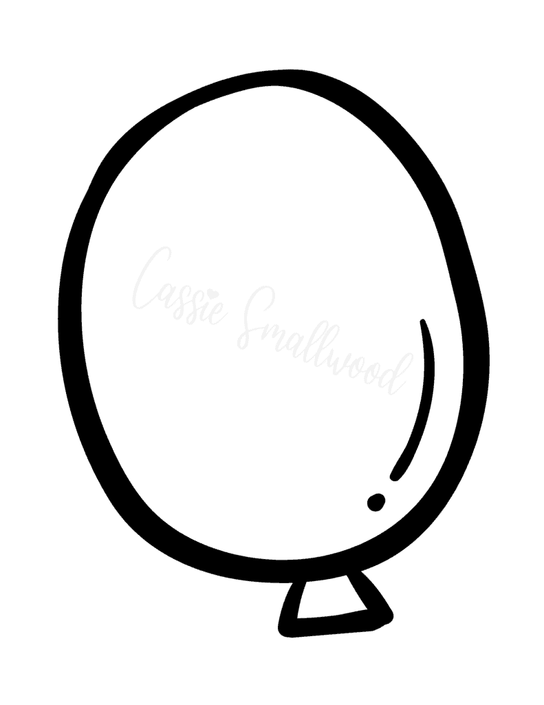 13 Cute Balloon Templates Free Printable Cassie Smallwood