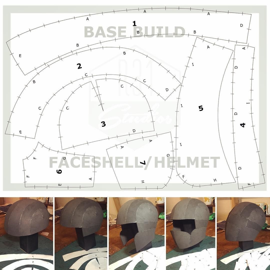 free printable helmet template
