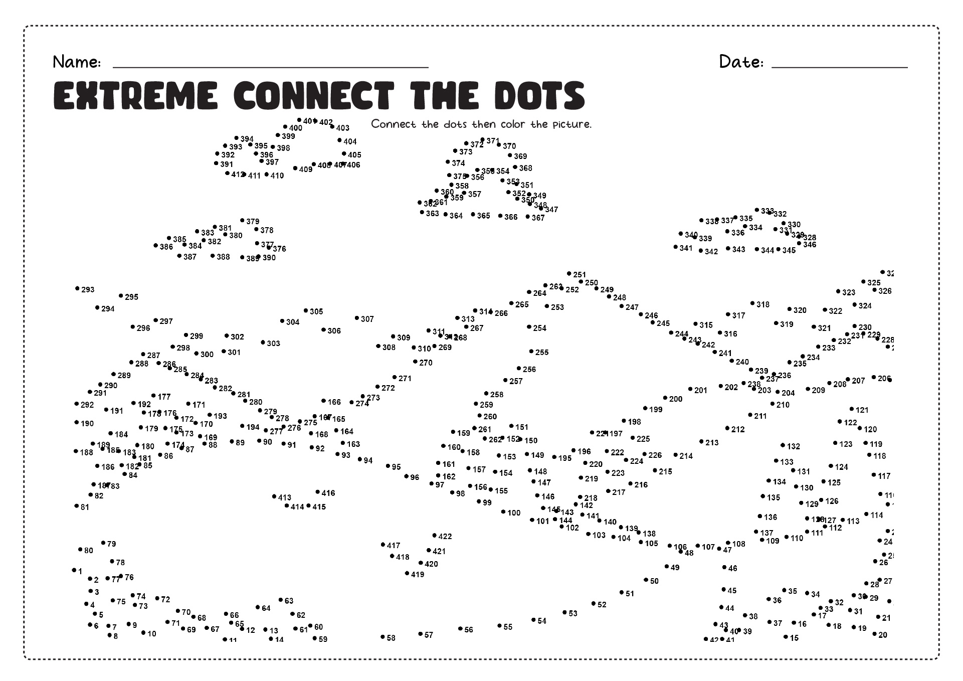 printable connect the dots for adults