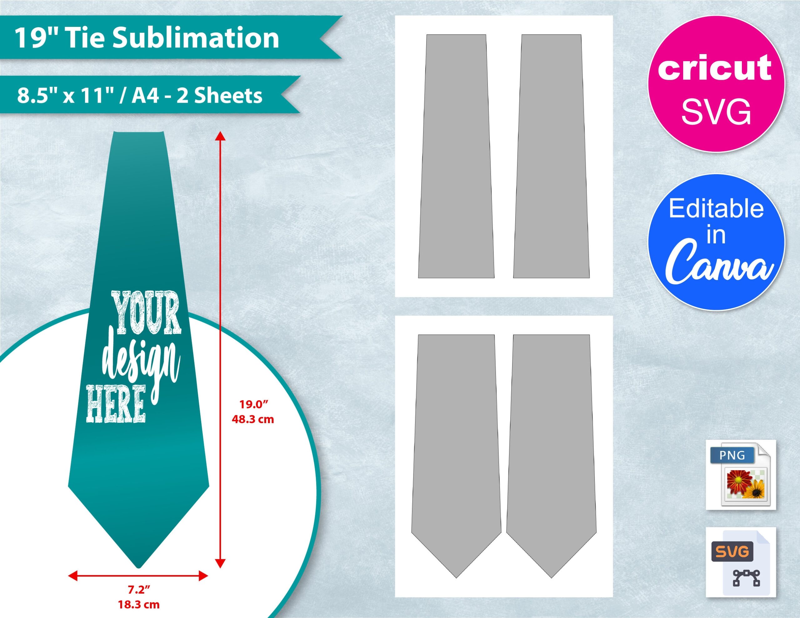 necktie printable template