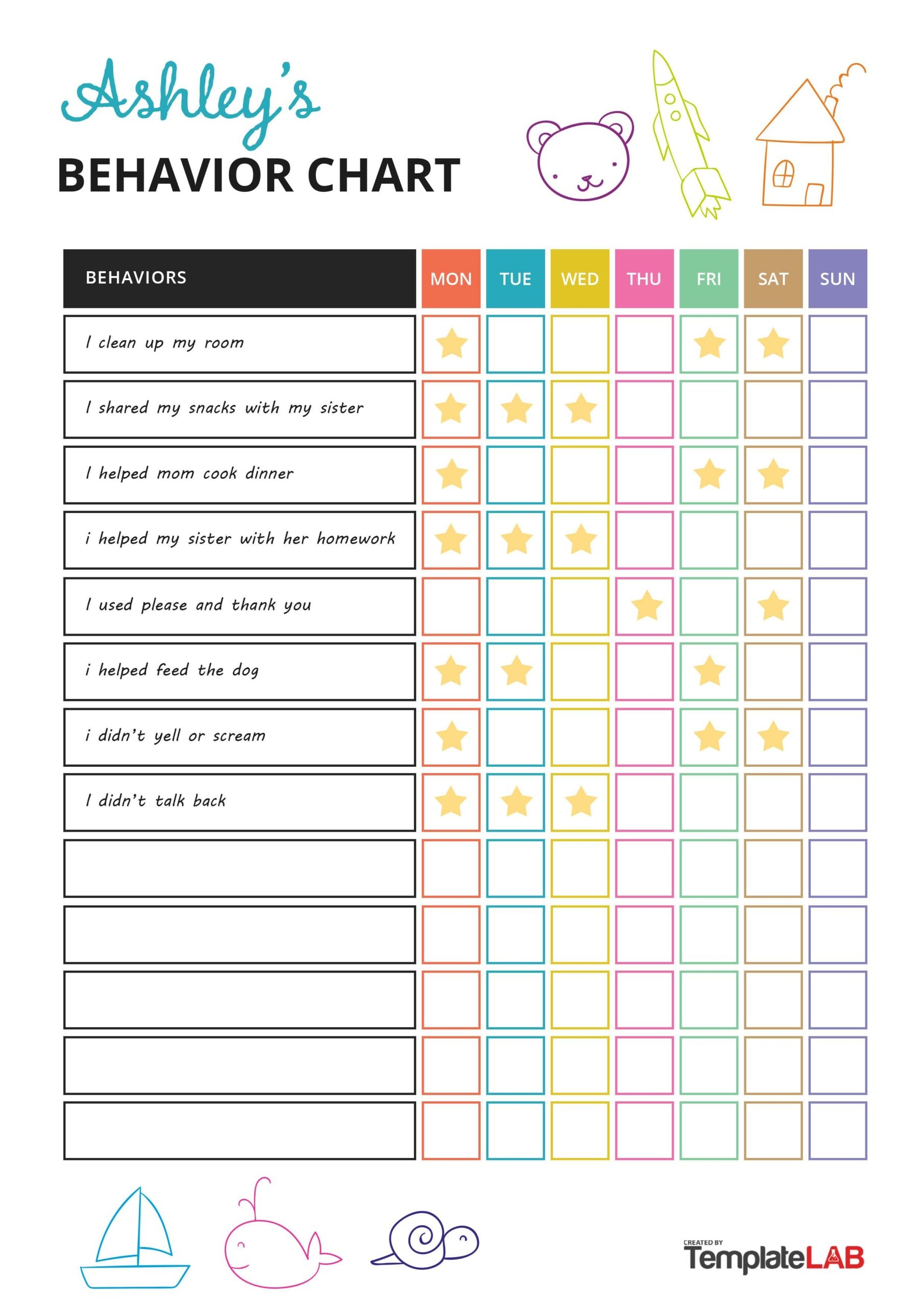 printable free behavior tracking sheet pdf