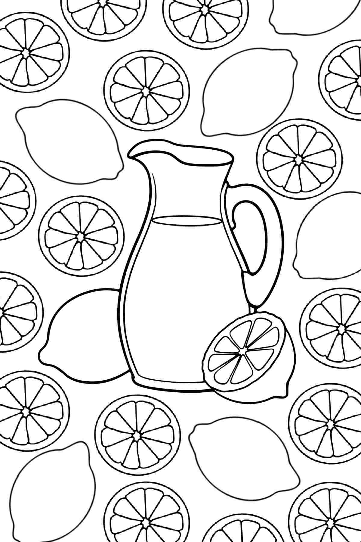 summer coloring pages free