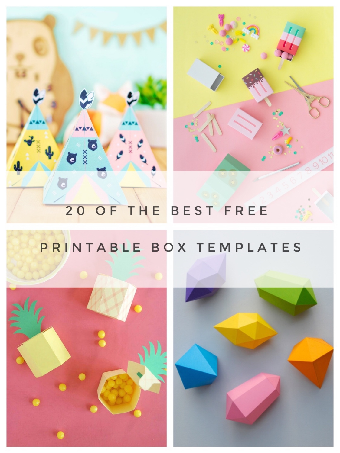 printable gift box templates