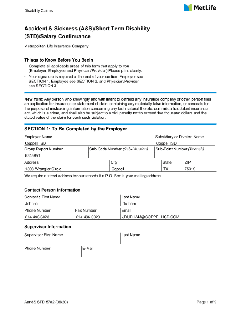 printable metlife forms pdf