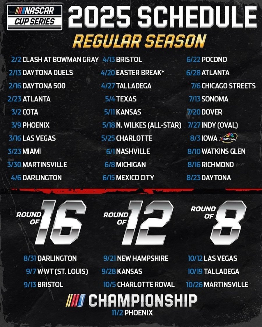 nascar 2025 schedule pdf printable