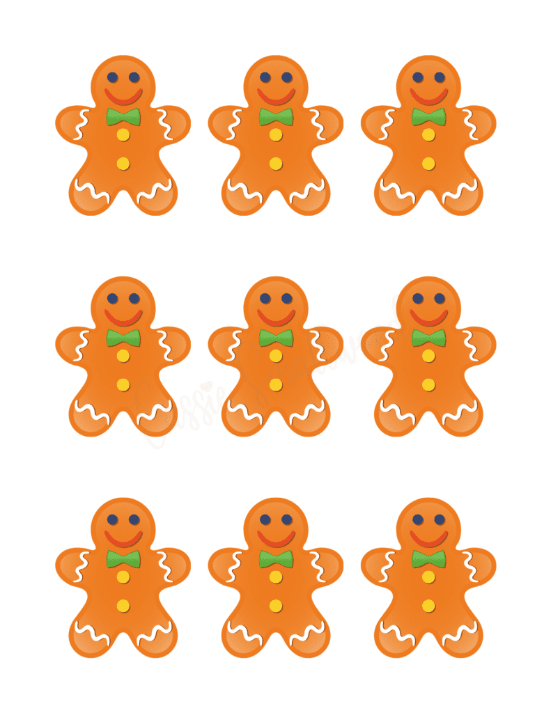 gingerbread man printable pdf free download