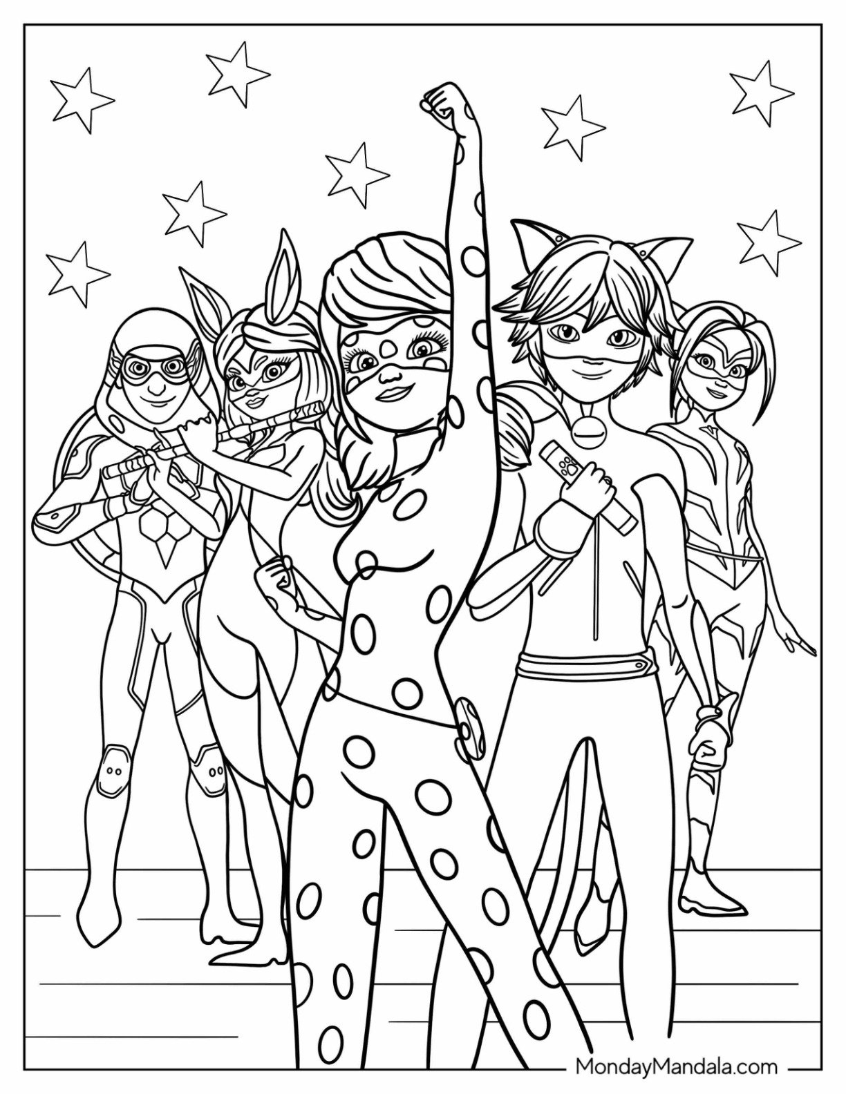 lady bug coloring page