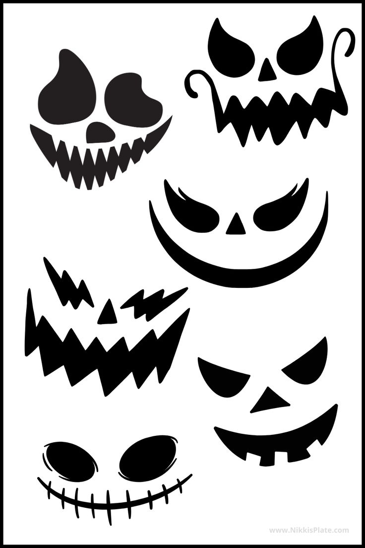 jack o lantern printable template
