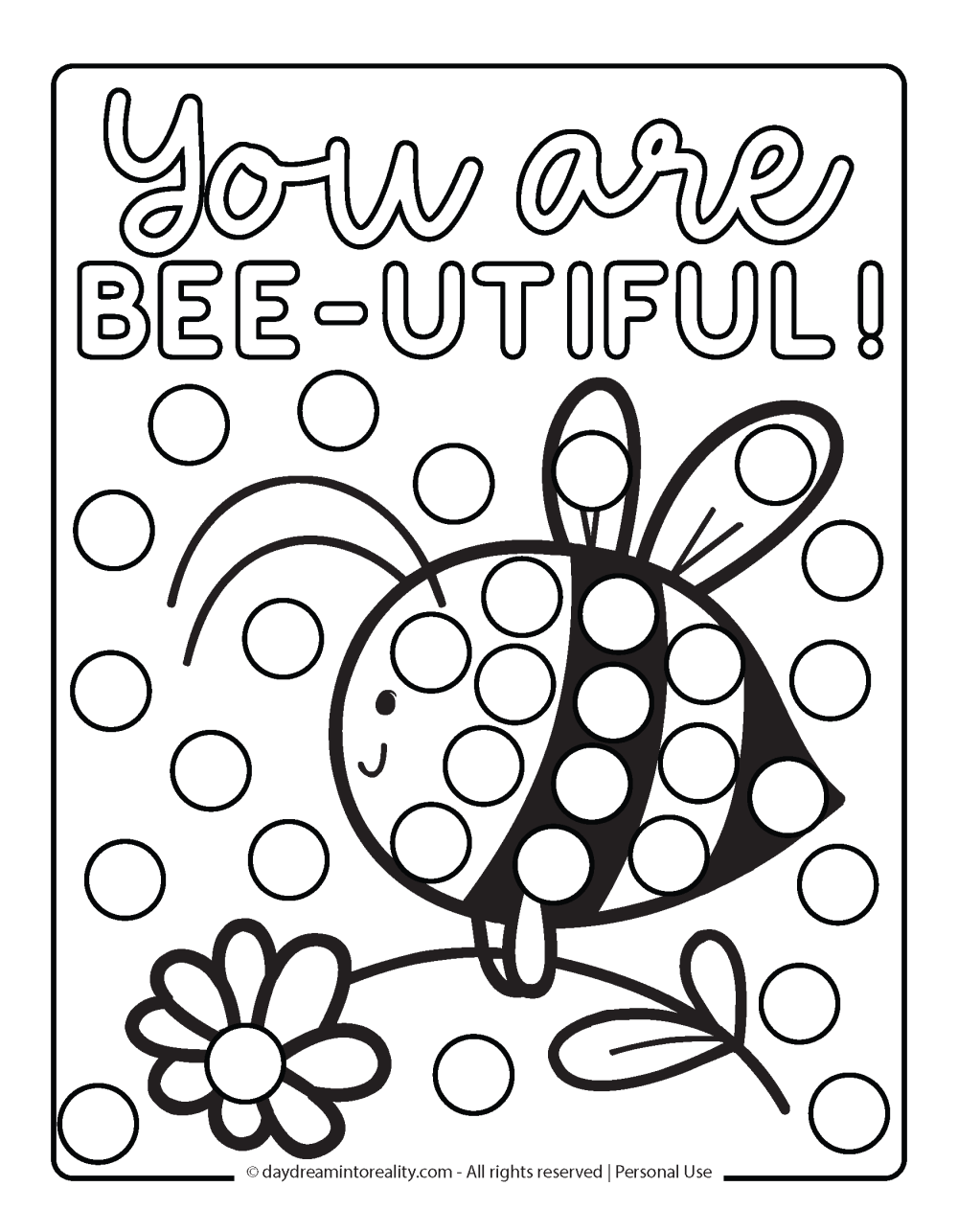 free dot art printables