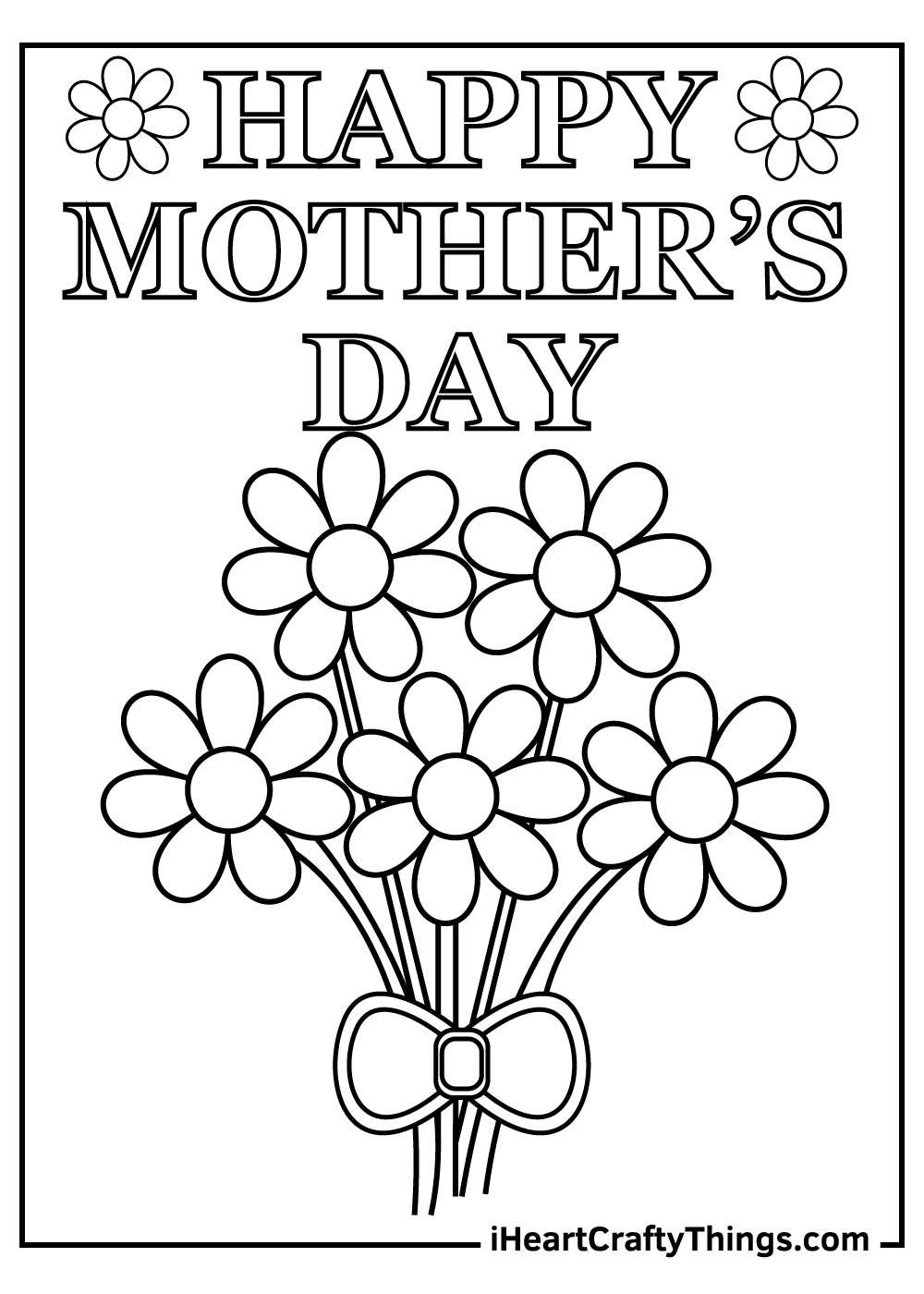 mothers day coloring sheets
