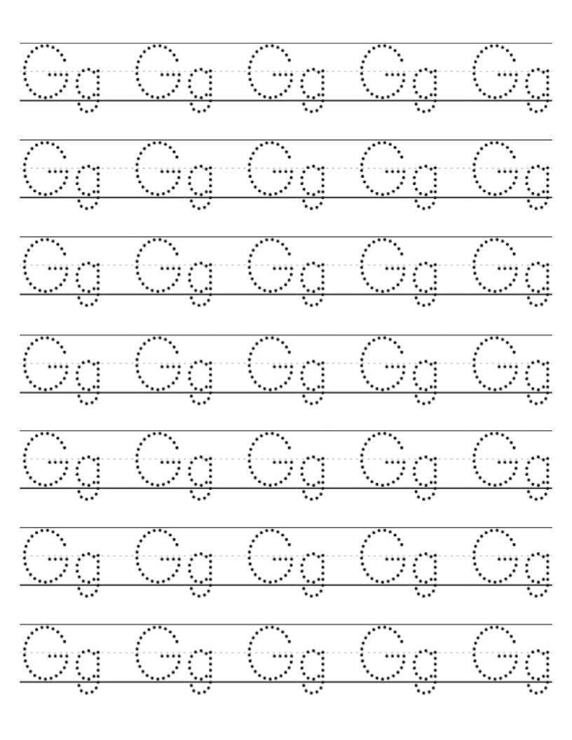 tracing letters printable