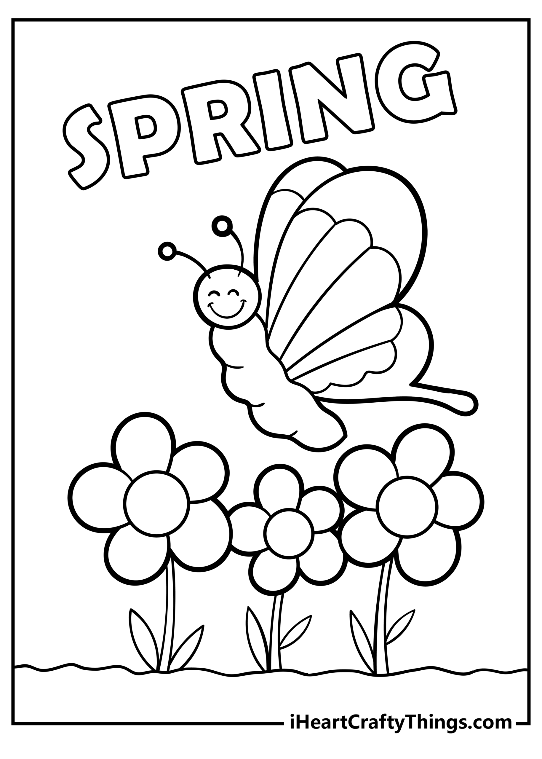 27 Spring Coloring Pages 2026 100 Free Printables 