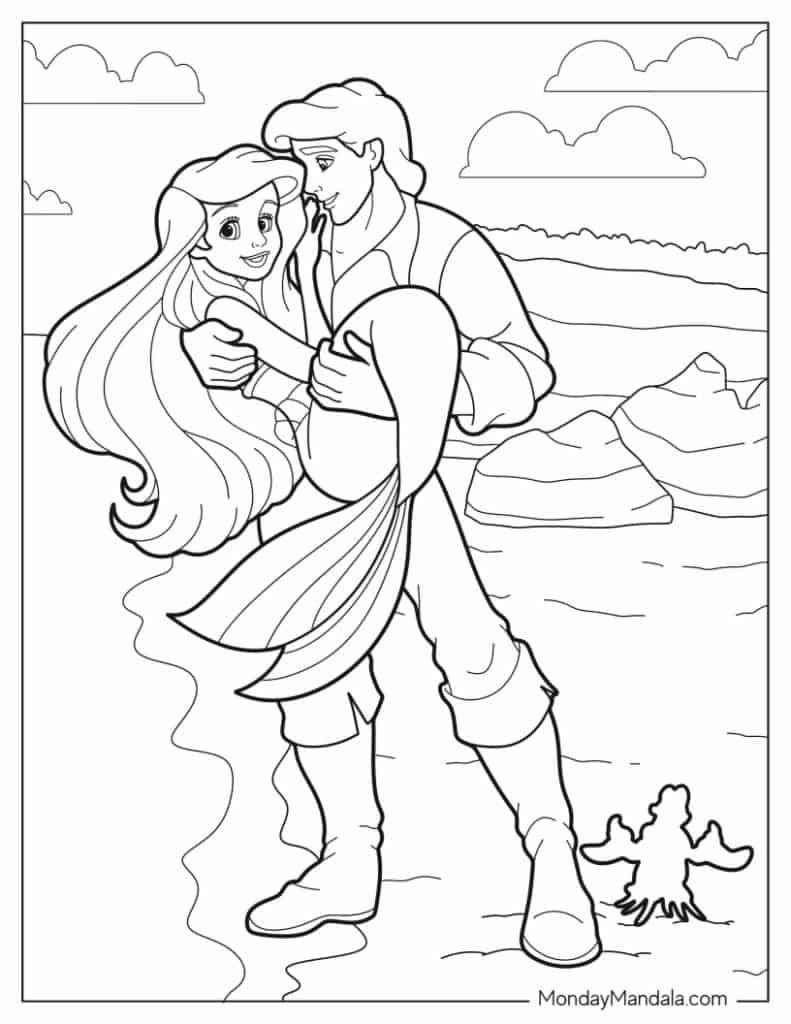 28 Ariel Coloring Pages Free PDF Printables 
