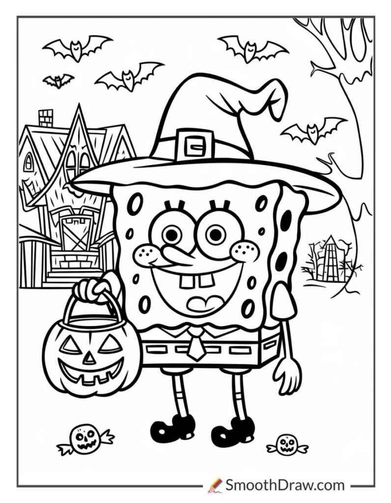 free printable spongebob coloring pages