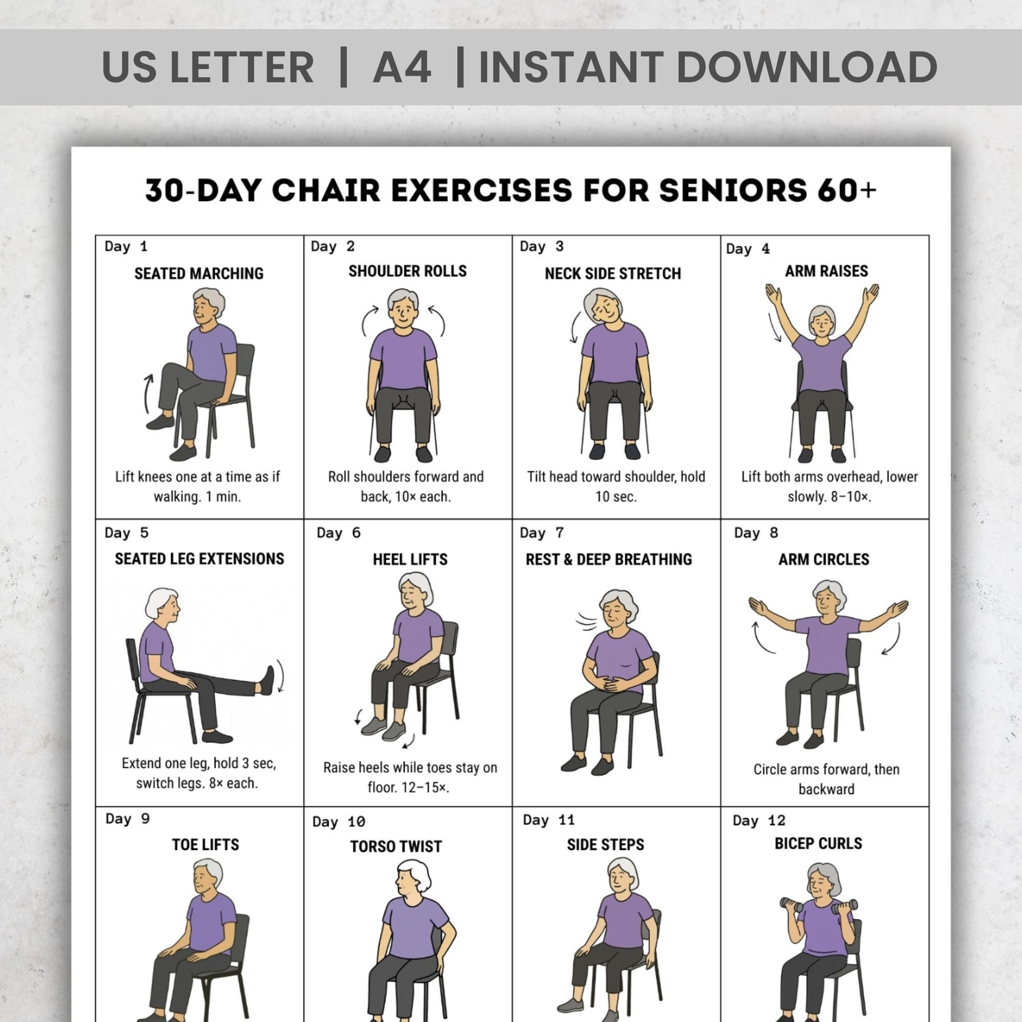pdf printable exercises for seniors