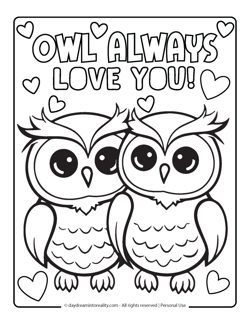 coloring pages valentines day