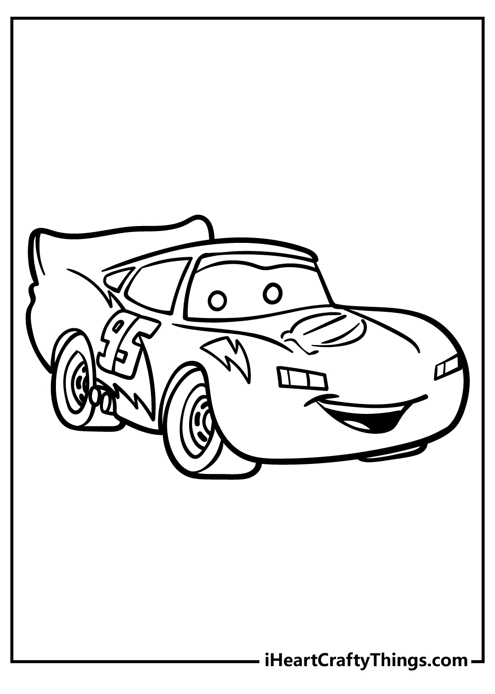 lightning mcqueen coloring pages printable pdf