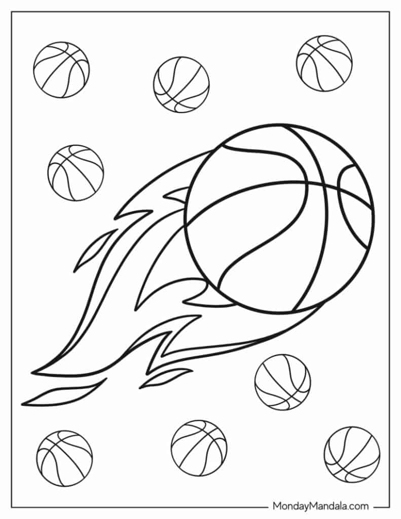 sports coloring pages printable pdf