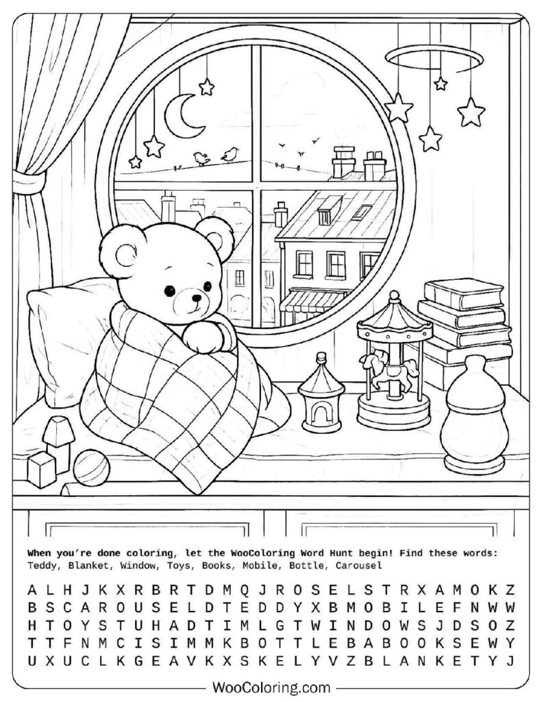 bear colouring in pages