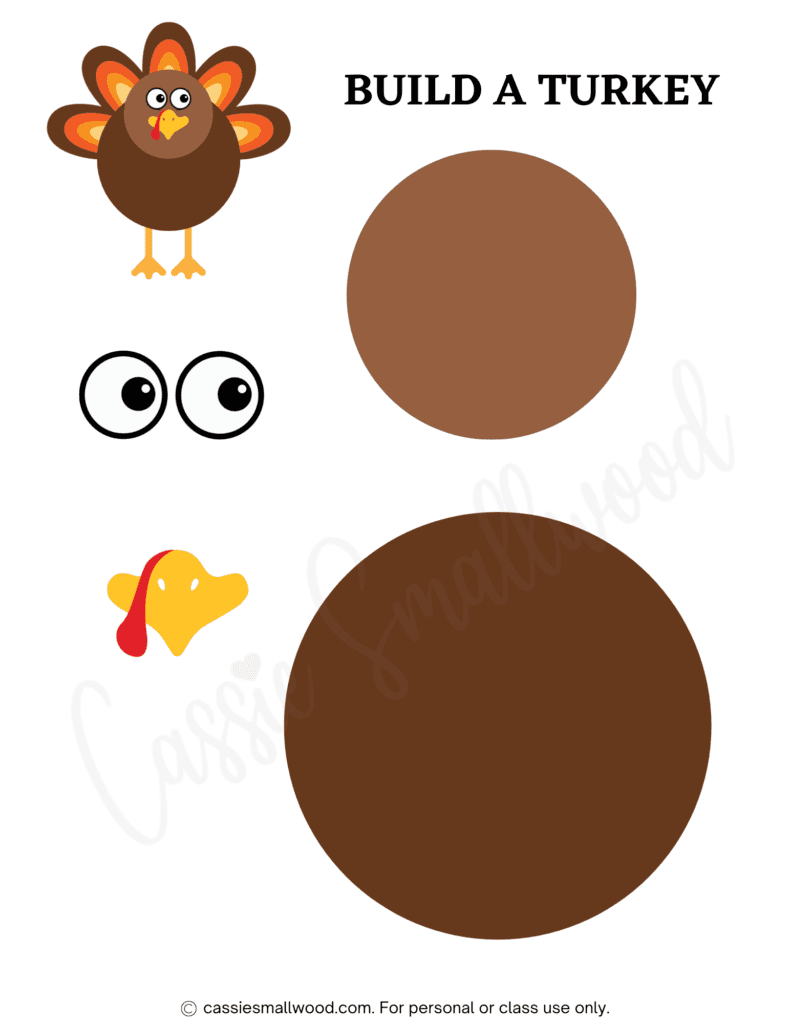 31 Cutest Turkey Templates Cassie Smallwood