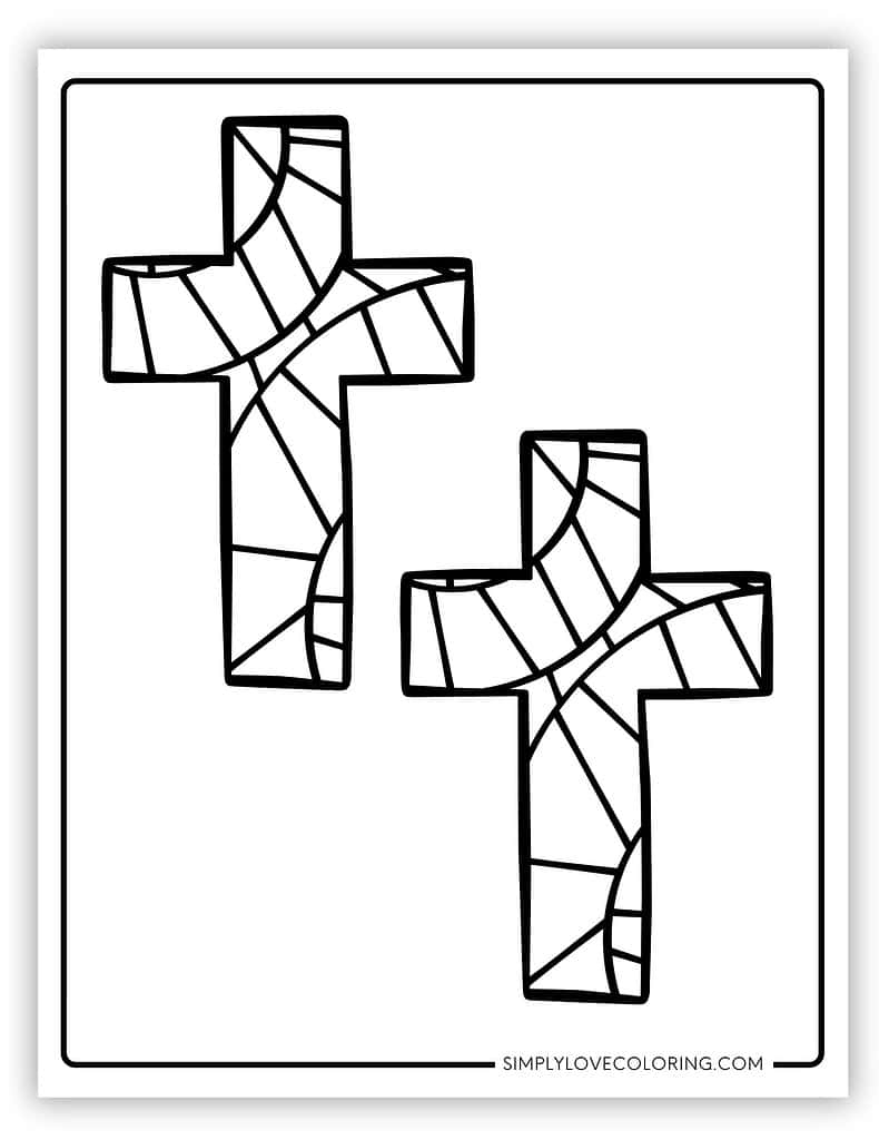 cross template printable free