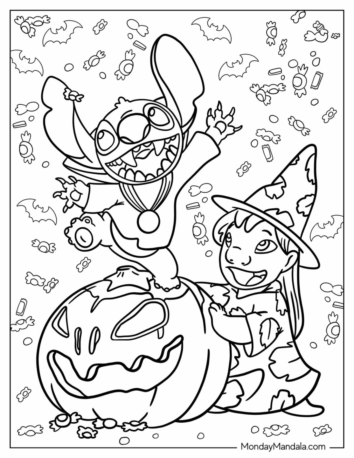 halloween coloring pages free printable