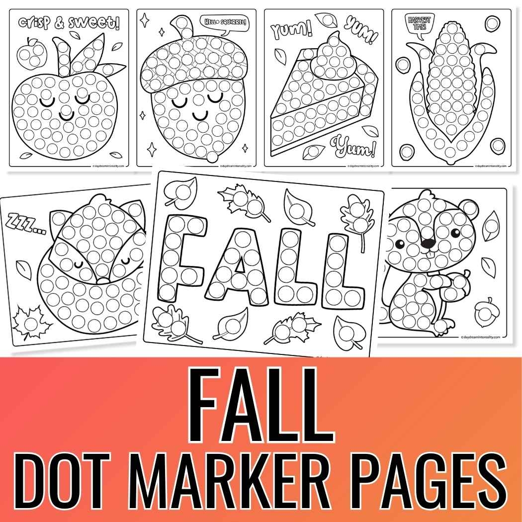 dot marker printables