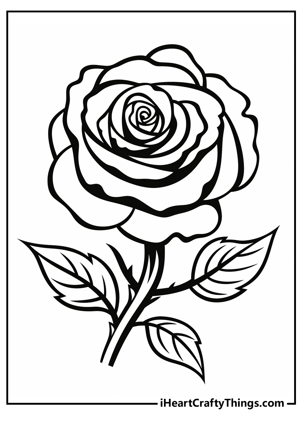 coloring pages of roses