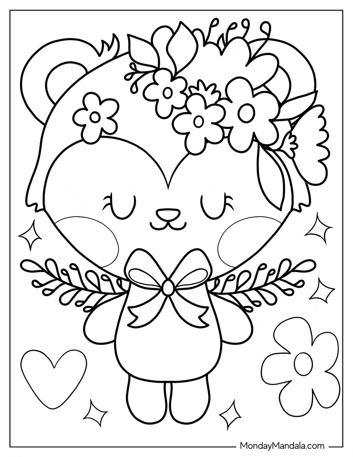 spring coloring pages printable pdf free