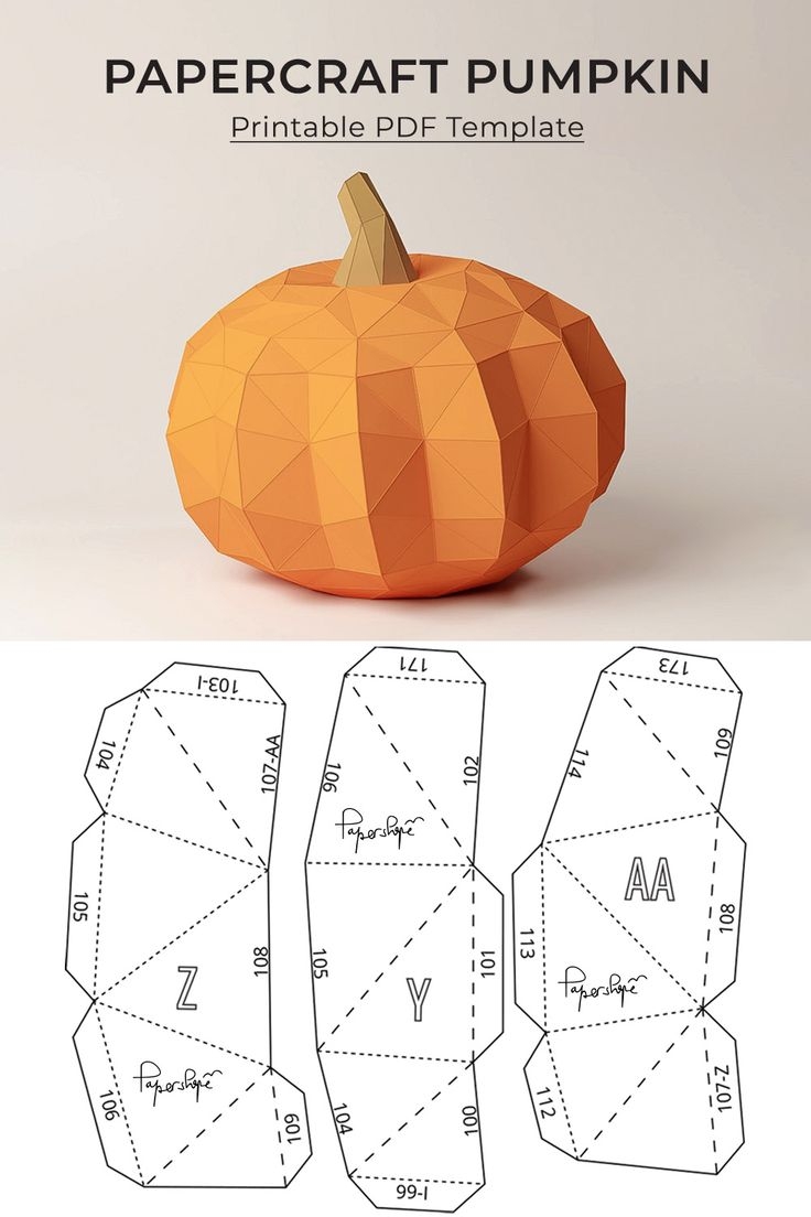 paper craft template printable