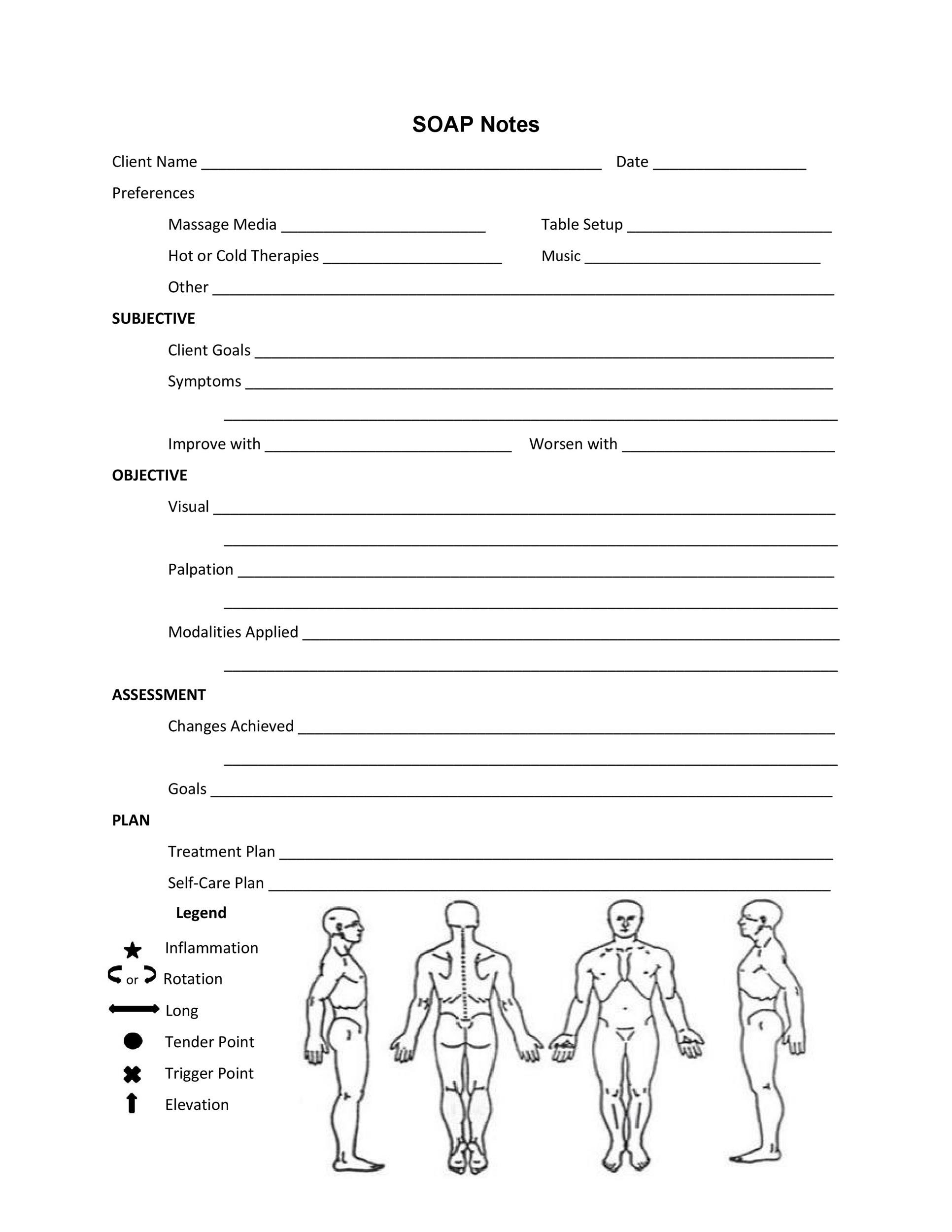 40 Fantastic SOAP Note Examples Templates TemplateLab