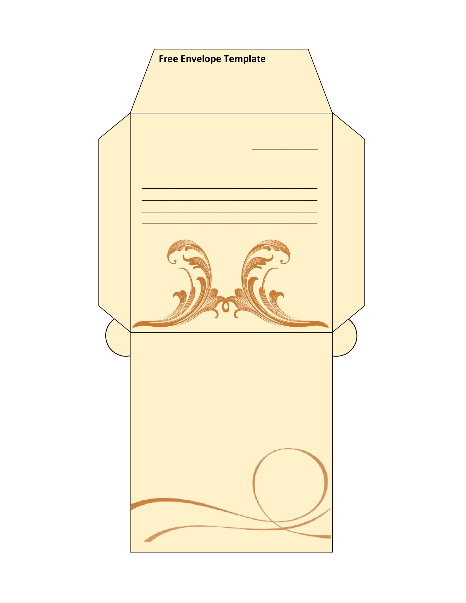 free printable envelope template