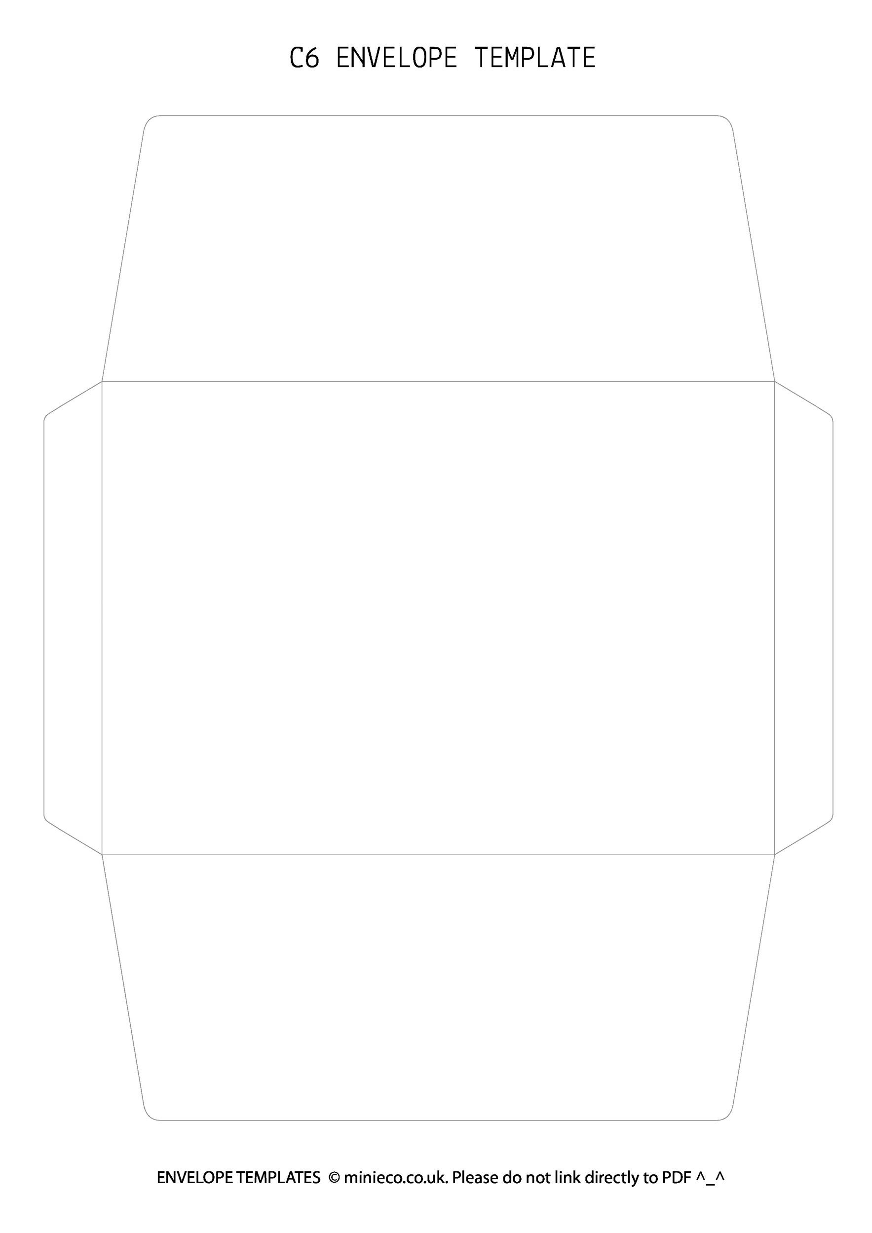 40 FREE Envelope Templates Word PDF TemplateLab