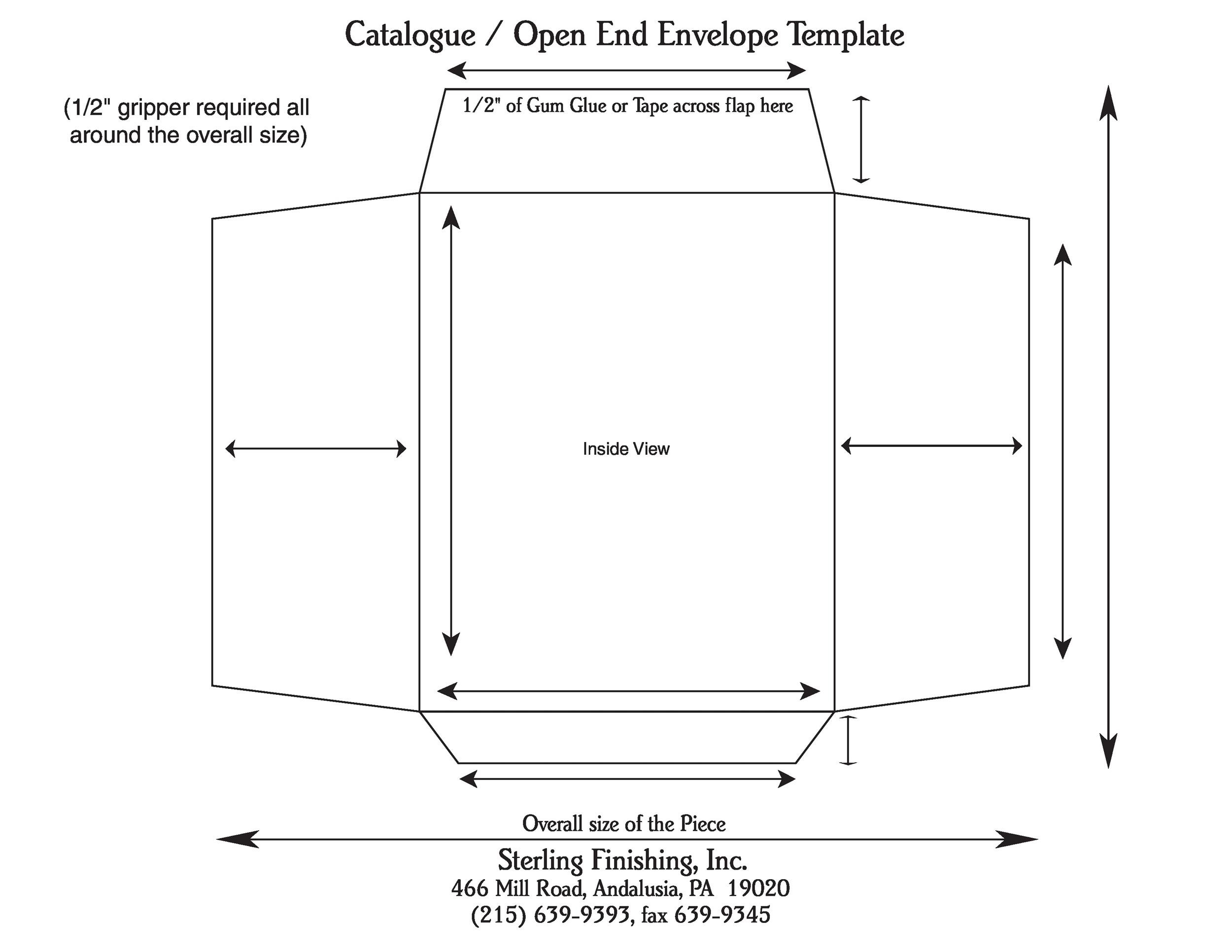 40 FREE Envelope Templates Word PDF TemplateLab