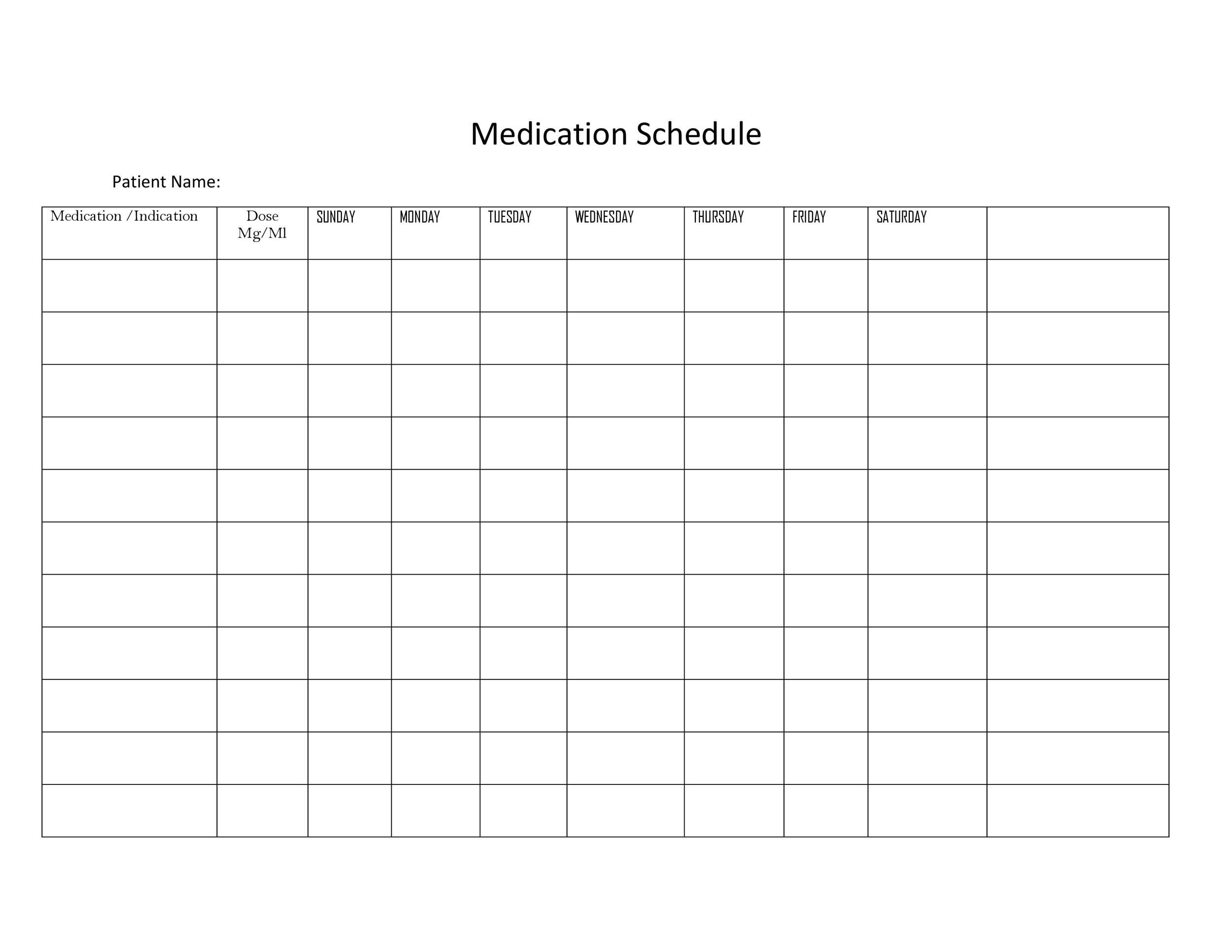 printable medication log sheet pdf