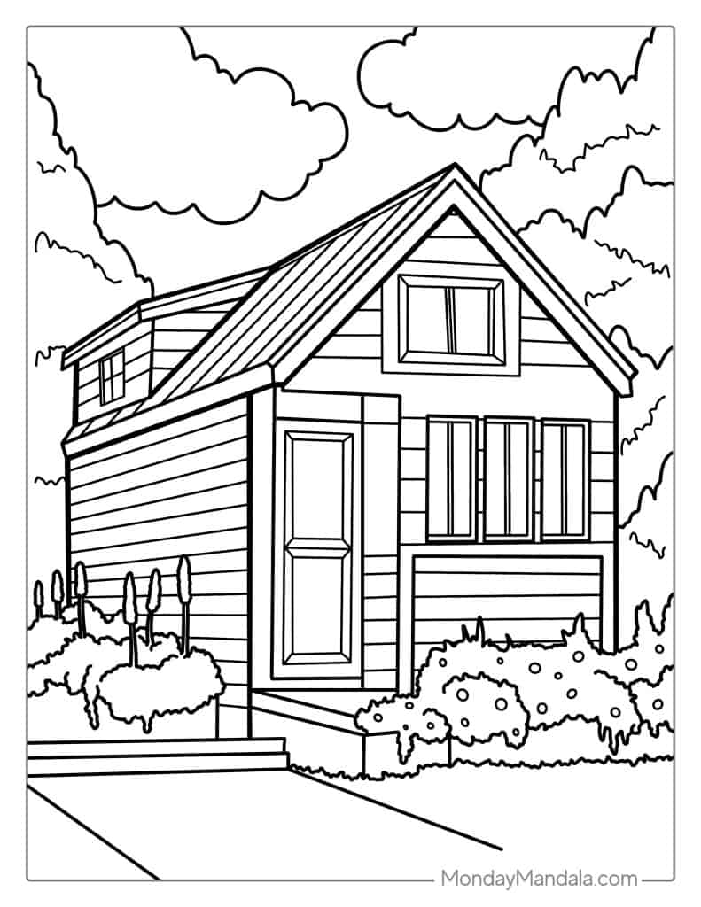 color pages of houses