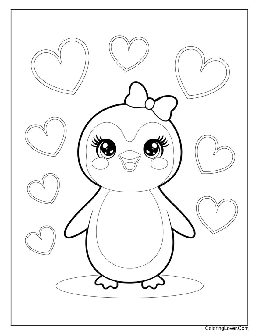 40 Penguin Coloring Pages Free Printables For All Ages 