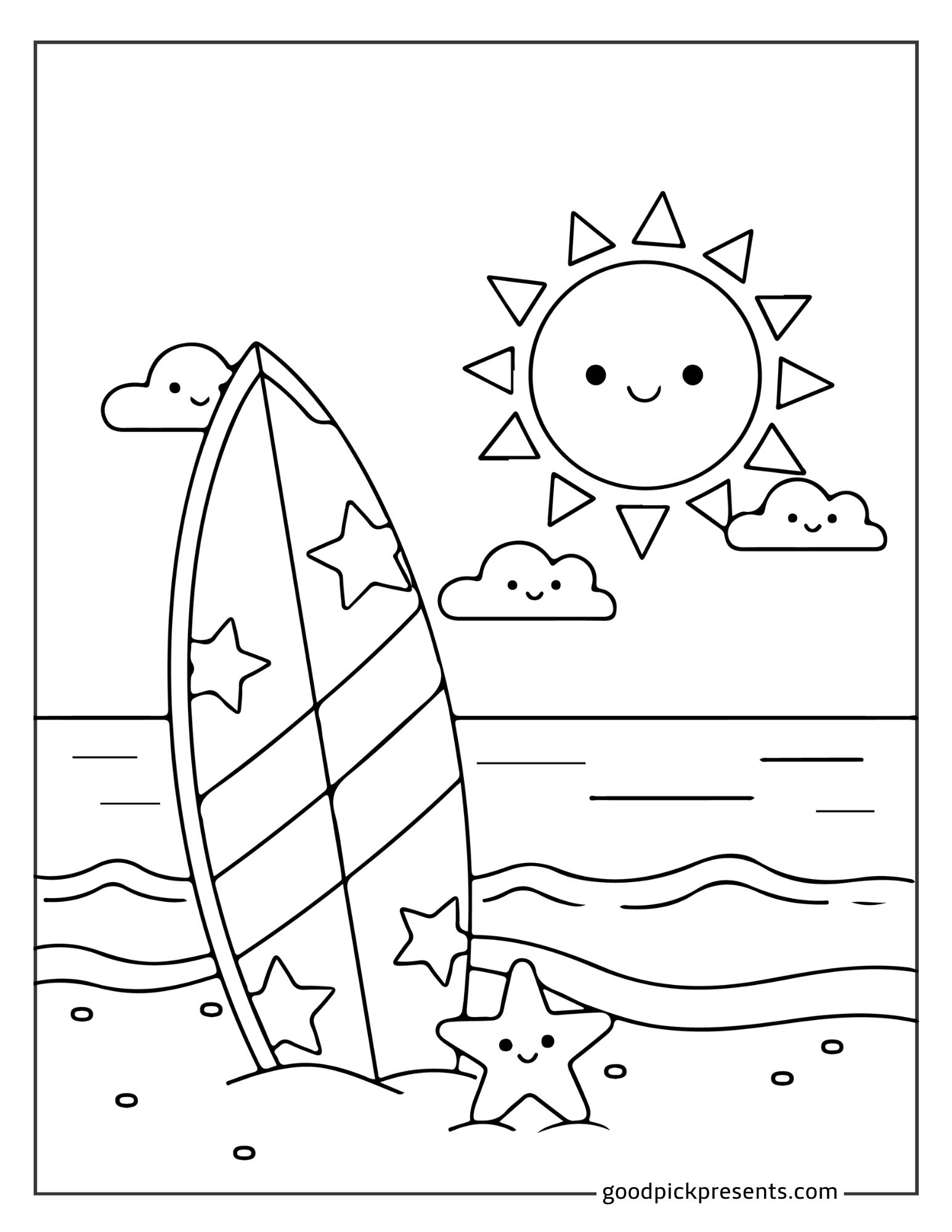 summer coloring pages printable pdf