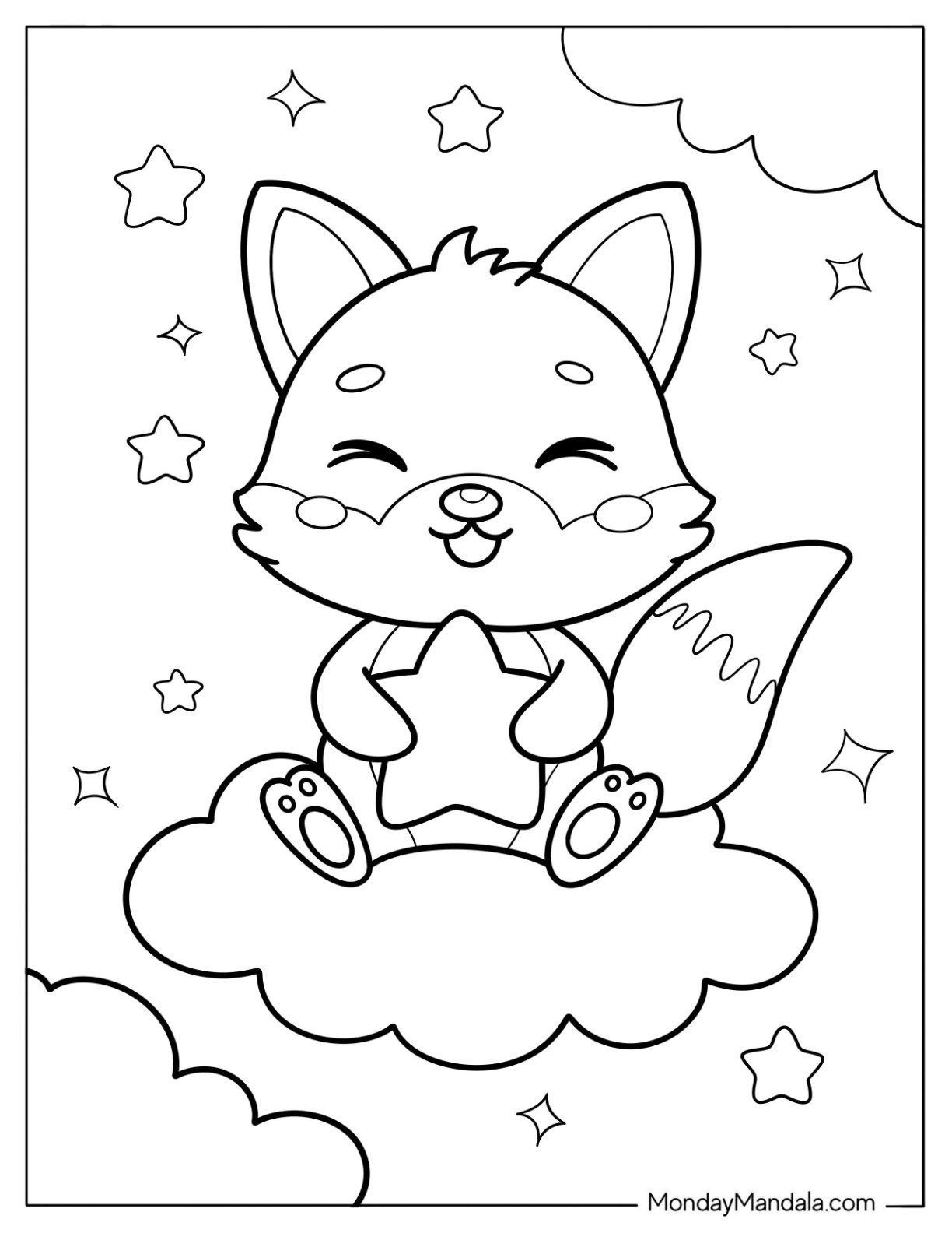 41 Fox Coloring Pages Free PDF Printables 