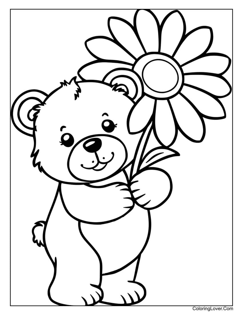 teddy bear coloring pages