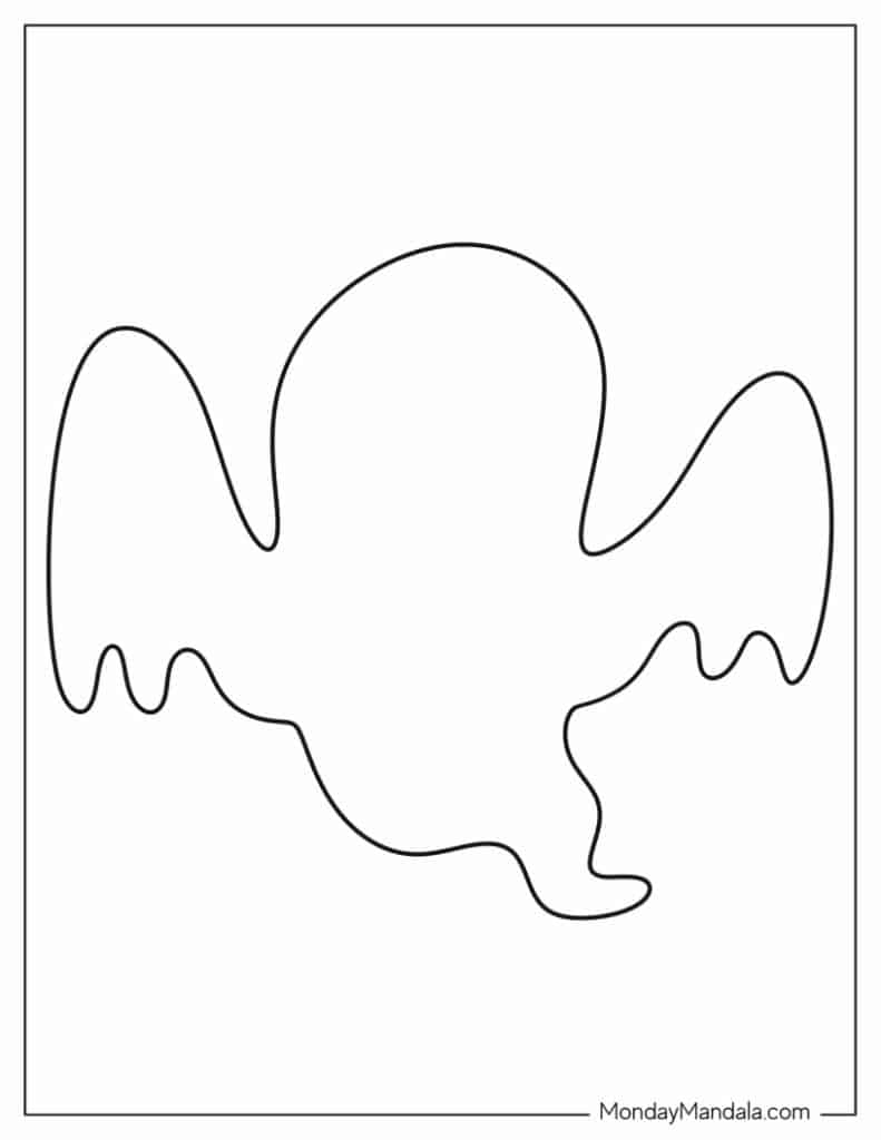 free printable ghost templates