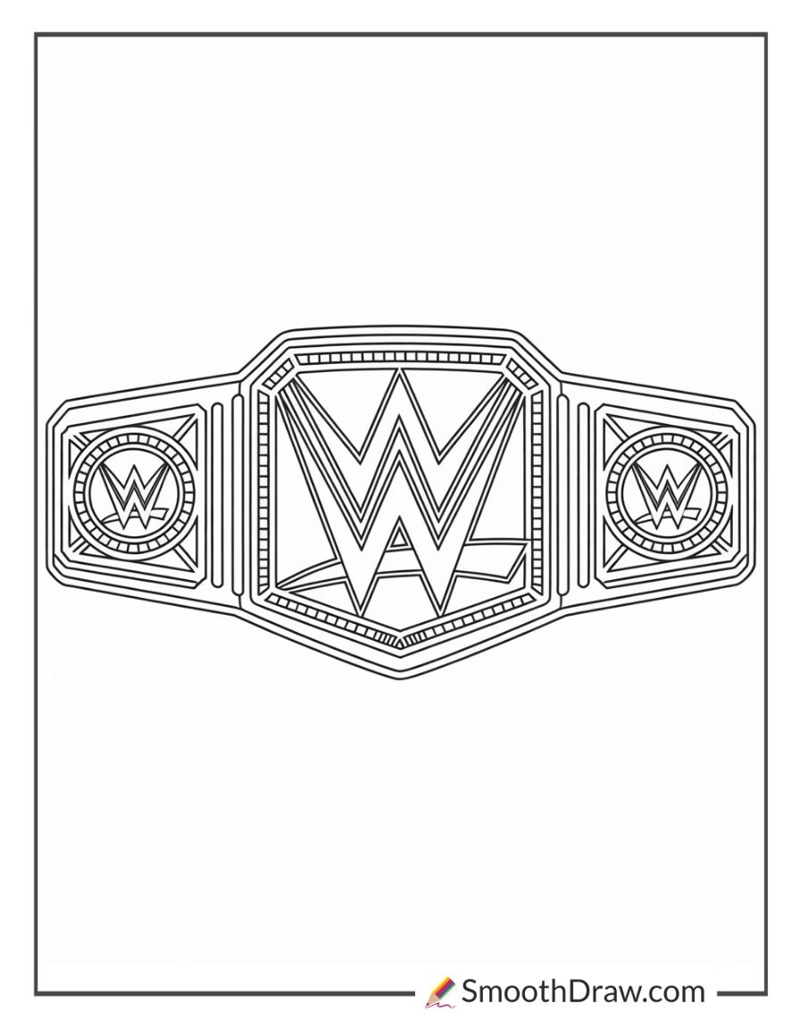 48 WWE Coloring Pages Smooth Draw
