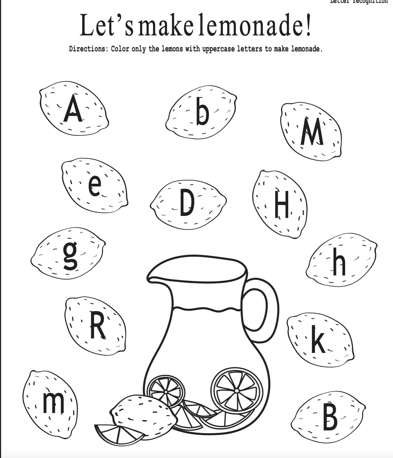 coloring worksheets for kindergarten