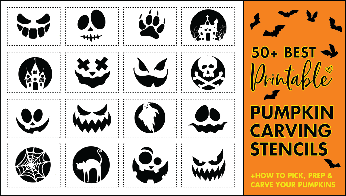 free printable pumpkin carving stencils